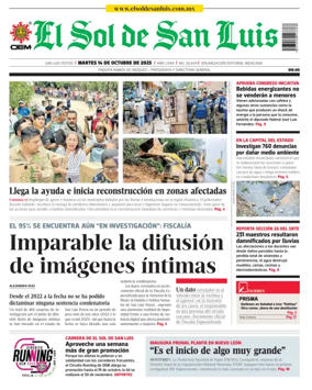 Cover of El Sol de San Luis Potosi