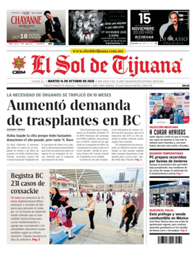 Cover of El Sol de Tijuana