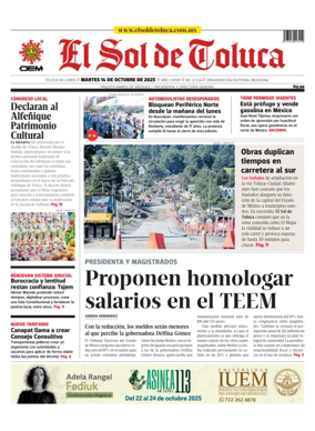 Cover of El Sol de Toluca