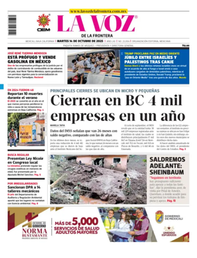 Cover of La Voz de la Frontera