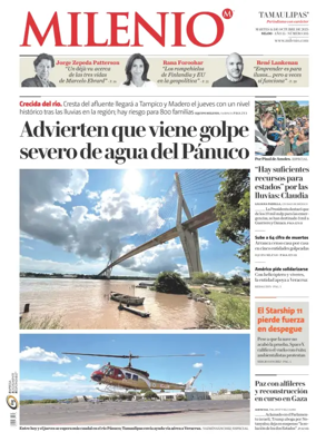 Cover of Milenio Tamaulipas