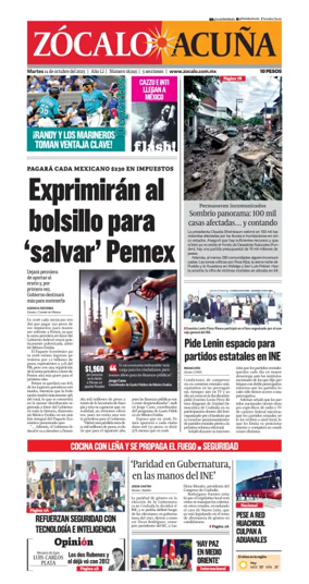 Cover of Zócalo Acuña