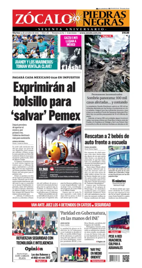 Cover of Zócalo Piedras Negras