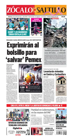 Cover of Zócalo Saltillo
