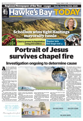 Cover of Hawke's Bay Today