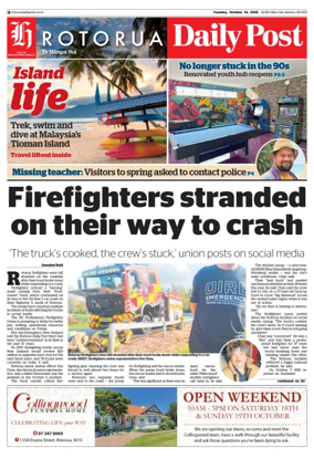 Cover of Rotorua Daily Post