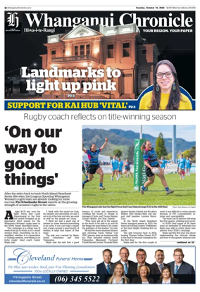 Cover of Wanganui Chronicle