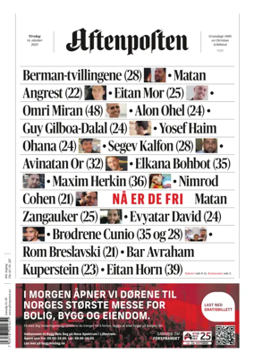 Cover of Aftenposten