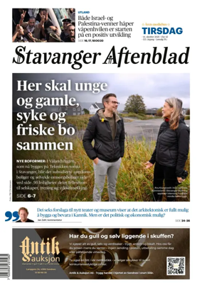 Cover of Stavanger Aftenblad