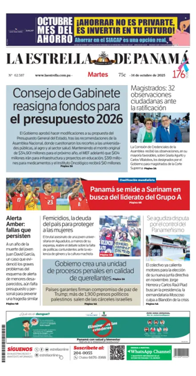 Cover of La Estrella de Panama