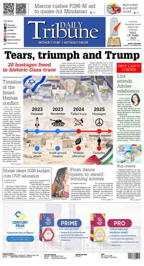 Cover of Daily Tribune (Philippines)