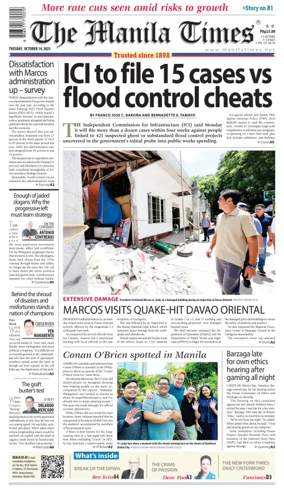 Cover of Manila Times