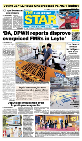 Cover of The Philippine Star