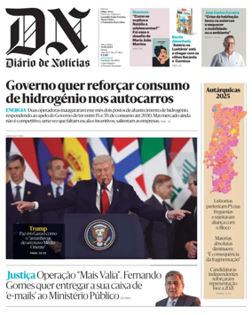 Cover of Diario de Noticias