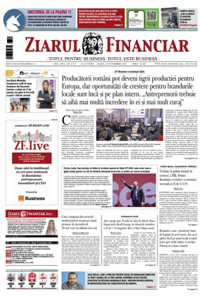 Cover of Ziarul Financiar