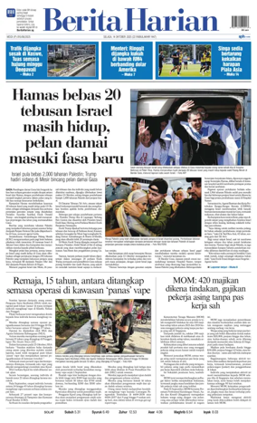 Cover of Berita Harian