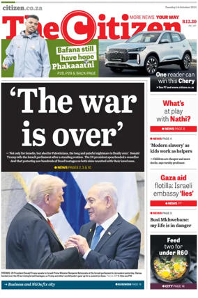 Cover of The Citizen (Gauteng)