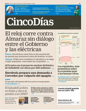 Cover of Cinco Días