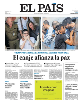 Cover of El País (Nacional)