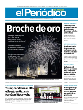 Cover of El Periódico Aragón