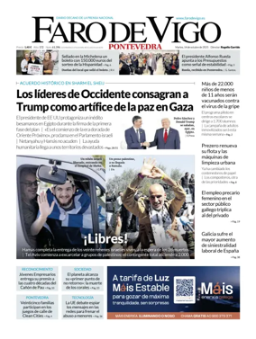 Cover of Faro de Vigo (Pontevedra)