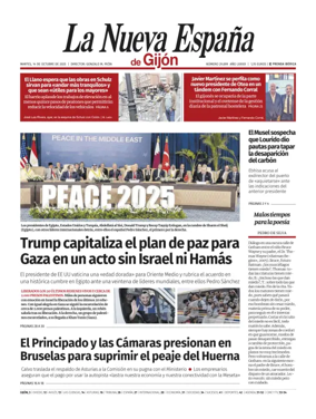 Cover of La Nueva España (Gijón)