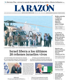 Cover of La Razon (Levante)