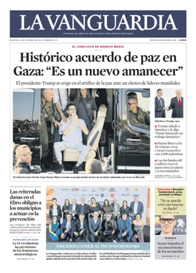 Cover of La Vanguardia