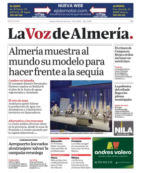 Cover of La Voz de Almería
