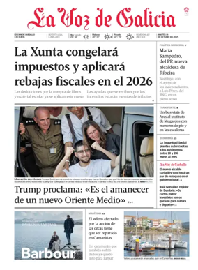 Cover of La Voz de Galicia (Carballo)