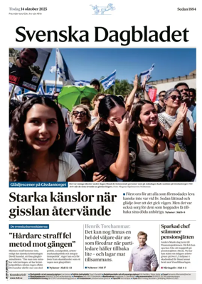 Cover of Svenska Dagbladet