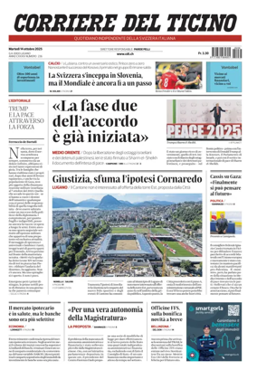 Cover of Corriere del Ticino