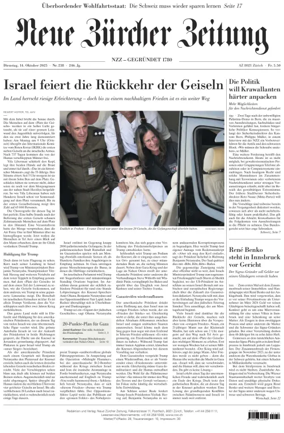 Cover of Neue Zürcher Zeitung