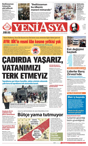Cover of Yeni Asya
