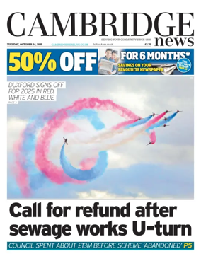 Cover of Cambridge News