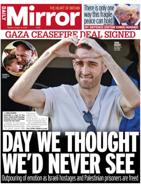 Cover of Daily Mirror