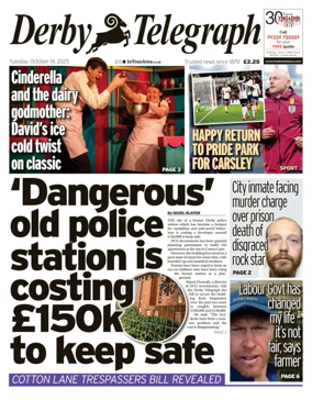 Cover of Derby Telegraph