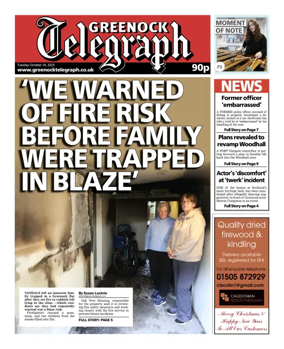 Cover of Greenock Telegraph
