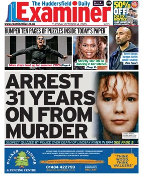 Cover of Huddersfield Daily Examiner