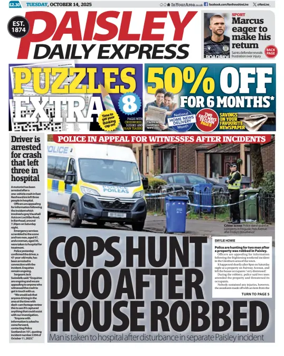 Cover of Paisley Daily Express