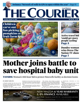 Cover of The Courier & Advertiser (Angus and The Mearns Edition)