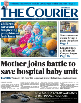 Cover of The Courier & Advertiser (Perth and Perthshire Edition)