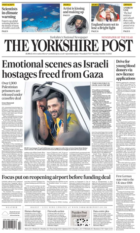Cover of Yorkshire Post