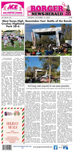 Cover of Borger News-Herald