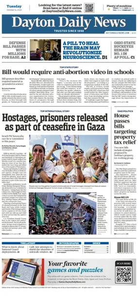 Cover of Dayton Daily News