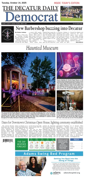 Cover of The Decatur Daily Democrat