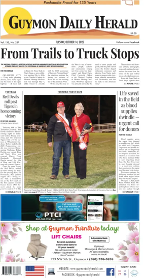 Cover of Guymon Daily Herald