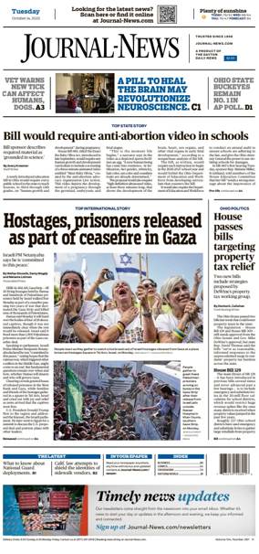 Cover of Hamilton Journal News