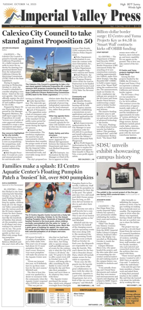 Cover of Imperial Valley Press