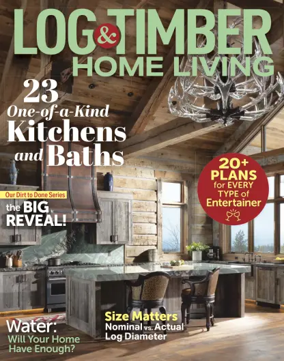 Cover of Log & Timber Home Living